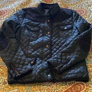 Kut from the Kloth Quilted Black Utility Jacket